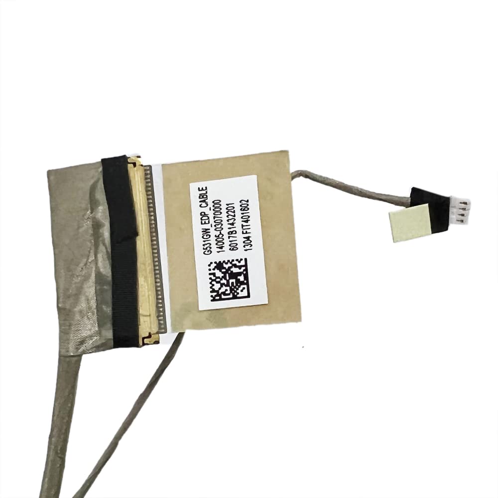 ZAHARA Wyświetlacz ekranu Flex linia ASUS G531GW G531GD G531GU G531GV G531VW G531GT G512LI G512LU GL531GW GL531GV Gl531GU GL531GT 1400503070000 142203C10A2 6017B1432201 (40PIN)