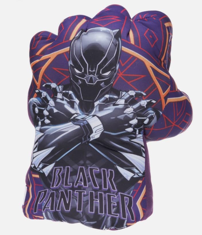 Avengers Black Panther Guante de 22 cm para mano izquierda de peluche Avengers 1 puño de boxeo
