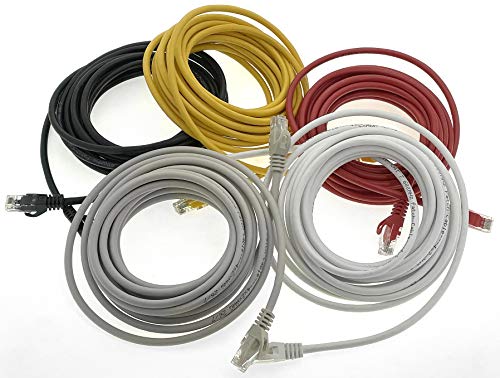1CONN - 1.5m network cable, Ethernet, Lan & patch cable for maximum internet speed & connects all devices with RJ 45 socket 5 colors 02 - Image 3