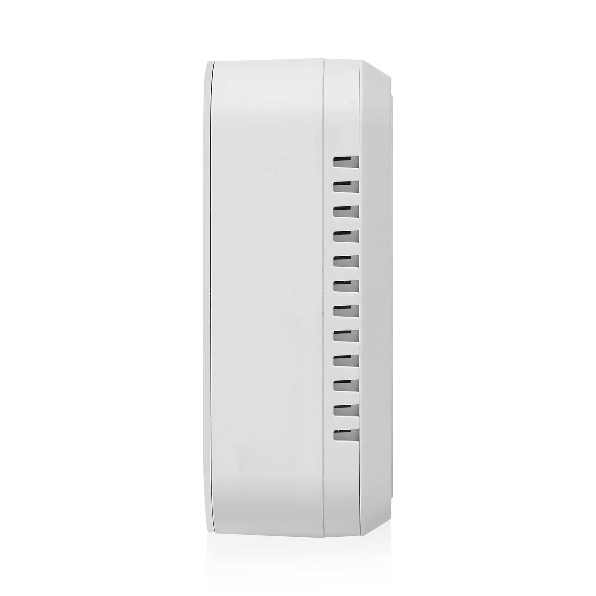 Smartwares - Moniteur de qualité de l'air intérieur 3-en-1 Smartwares FGA-13900 - CO2, température et humidité - 75 dB - Batterie de secours