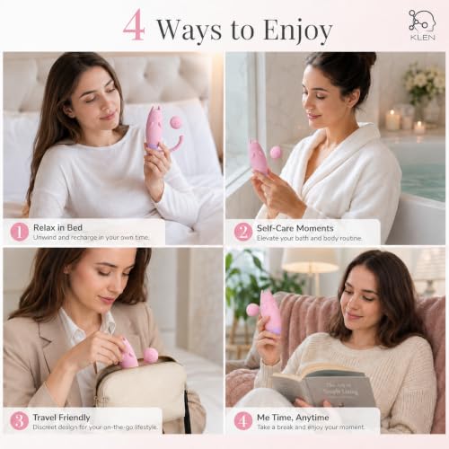 Image of KLEN Body Massager Machine for Women Portable Waterproof Remote Controlled
