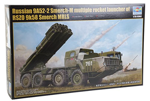 Russian 9A52-2 Smerch M Trumpeter 01020 maquette RSZO MRLS