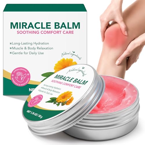 Herbal Miracle Balm 50g Multi-Purpose Body Care Massage Balm with Arnica & Calendula for Joints & Muscles Nourishing Moisturising Formula for Daily Massage & Relaxation Smooth & Gentle Skin Care