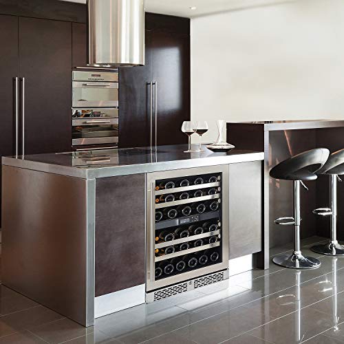 Vinotheque Cafe by Wine Enthusiast Undercounter Wine Cellar Mini Fridge