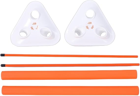 Golf Swing Training Aid, Swing Trainers Trainer With High Density Safety Foam Rods And 3 Angle Target Disc System, For Correcting Path And Building Muscl Golf