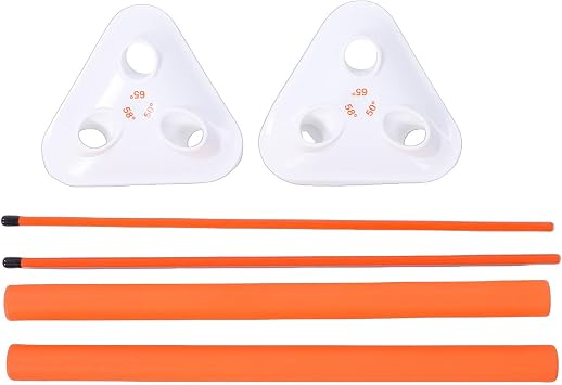 Golf Swing Training Aid, Swing Trainers Trainer With High Density Safety Foam Rods And 3 Angle Target Disc System, For Correcting Path And Building Muscl Golf