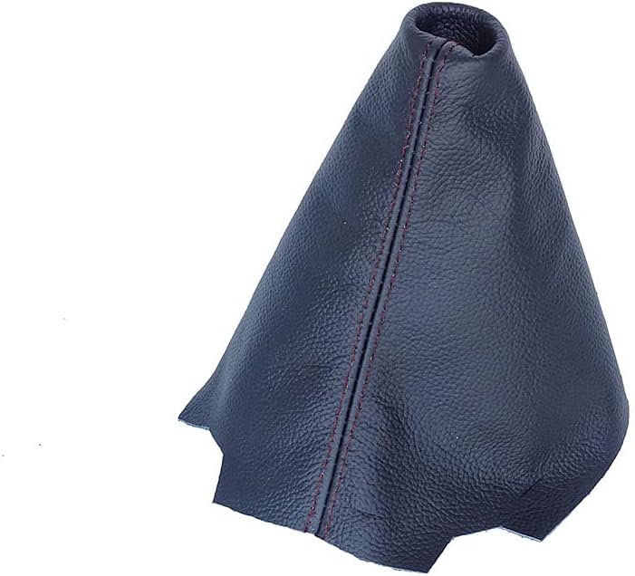 Shift Boot Compatible with Kia Rio Leather Various Stitching Colour Available (Grey Stitch)