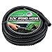 Sealproof 3/4" Dia Corrugated Pond Tubing 3/4-Inch ID, 20 FT Long, Black Kink Free Strong and Flexible Made in USA PVC Tubing