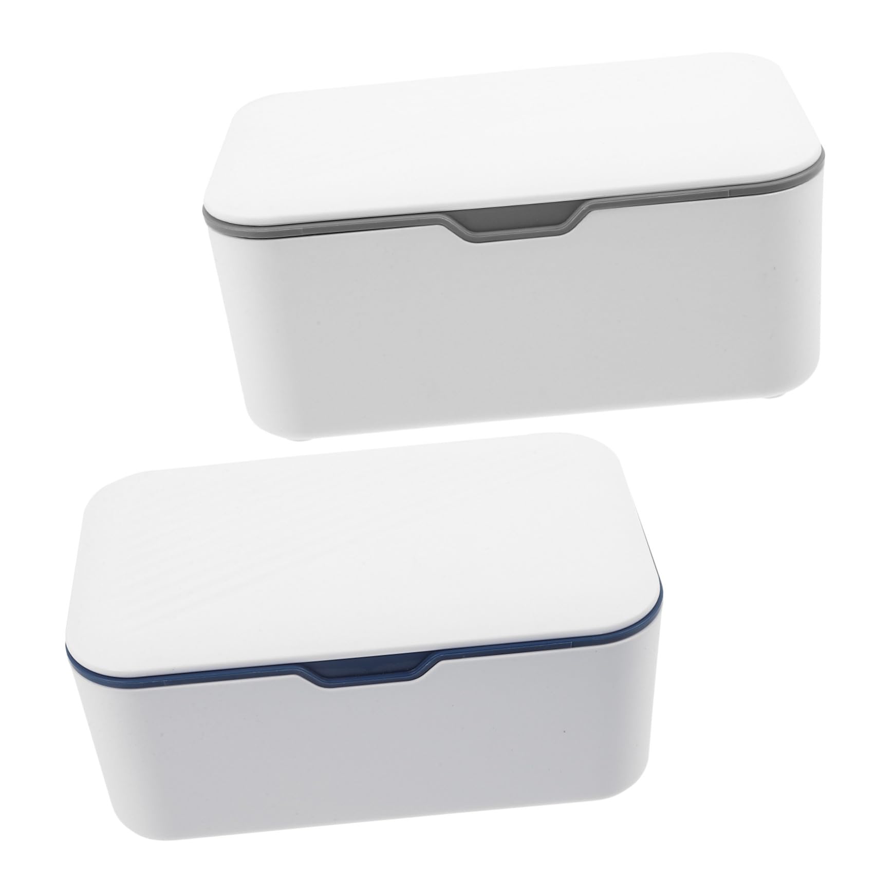 Boîte de Lingettes pour Bébé Portable Couvercle, Lot de 2