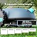 YARDCARE V100 Robot Lawnmower without Boundary, Vision Navigation, 150 Obstacle Dectection,Adjustable Cutting Height,Magnetic Wires,Robotic Lawnmower with 4Ah Battery-Ideal for Small Lawns up to 150m²
