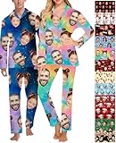 SIMIEEK Pijamas personalizadas para mujeres y hombres, Talla única