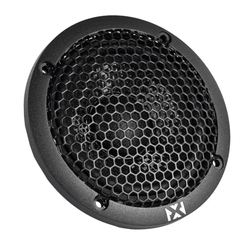 NVX XQS3v2 3.5\" XQ-Series v2 Midrange Car Speakers, 200W Peak / 100W RMS Pair, Carbon Fiber Cones, Neodymium Motor, Speaker Grilles Included