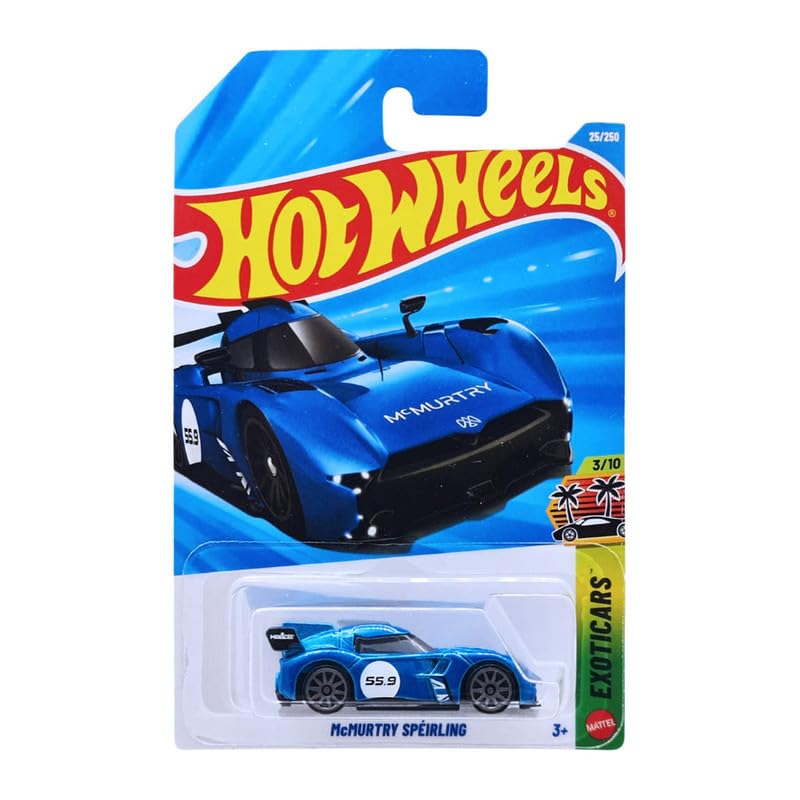 Image of Hot Wheels Mcmurtry Speirling Exoticars Ages 3 and Up 25 /250 (Blue)