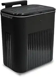 Lixeira Suspensa Com Alça de Pendurar 9L Suporte com Adesivo (Preto)