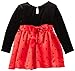 Bonnie Baby Baby Girls' Stretch Bodice To Dot Satin Skirt and Leggings