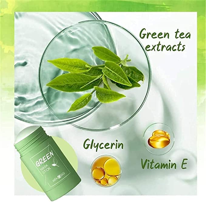 Glowhouse Green Tea Purifying Clay Stick Mask 40 g - Image 4