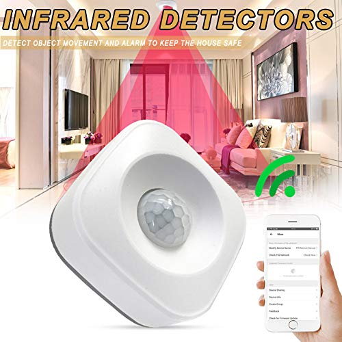 Gizayen Smart Wireless PIR Motion Sensor Detector Compatible for Google Home Smart Home Alexa Echo