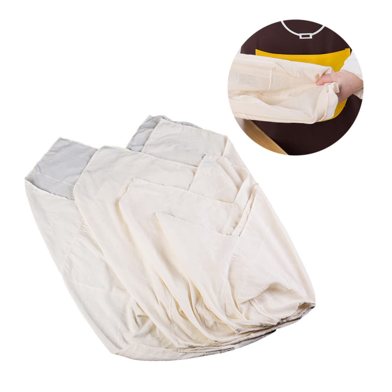 FUNOMOCYA Milk Strainer Bag Fine Mesh Cotton Filter Bag for Soybean Reusable for Home Use