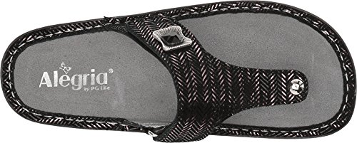 Alegria Carina Womens Sandal Chained Black 6 M Us #TOP1