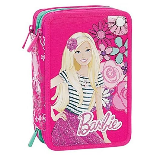 Barbie - Astuccio Scuola, Rosa