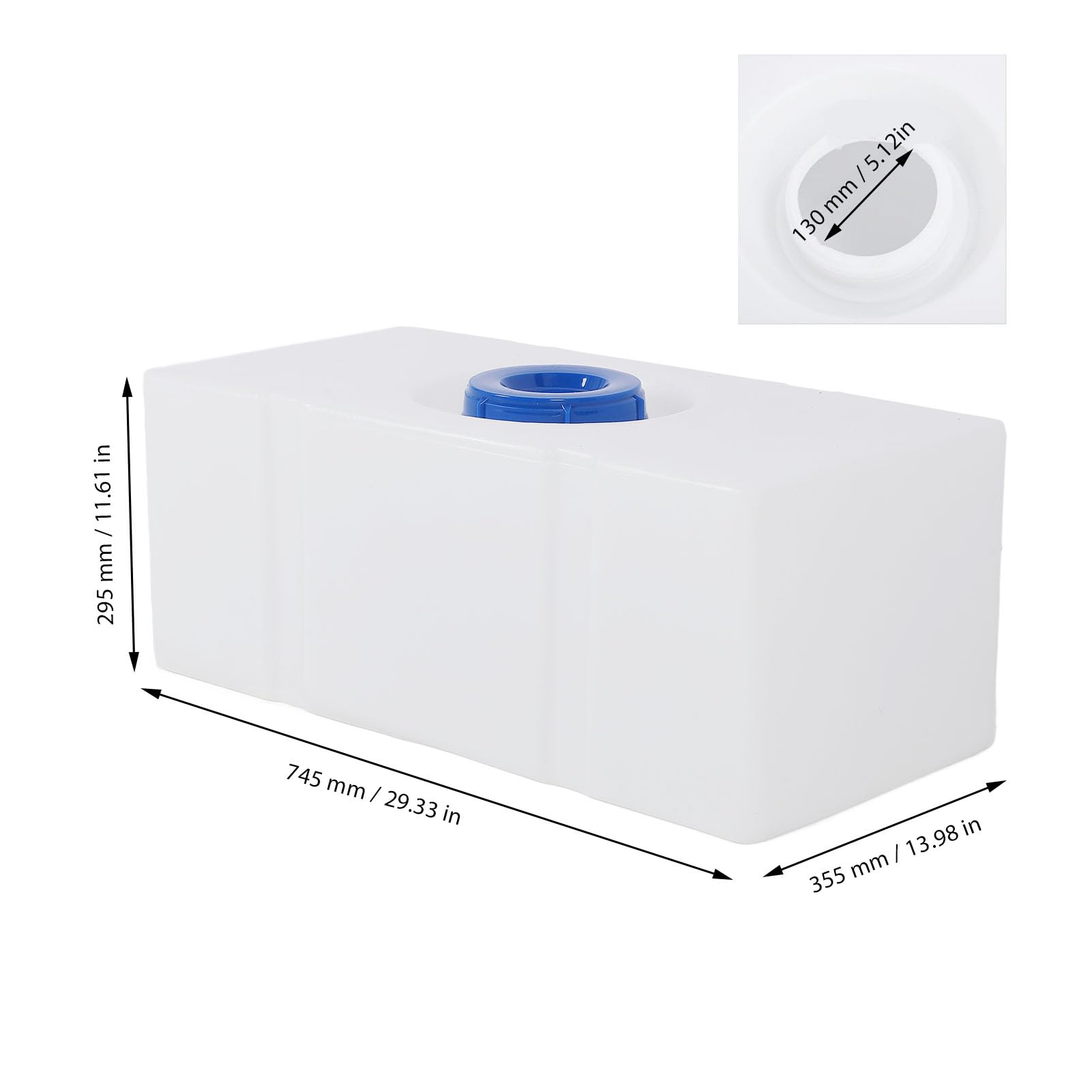 Naroote Serbatoio Acqua Dolce RV per Roulotte, 21 Galloni