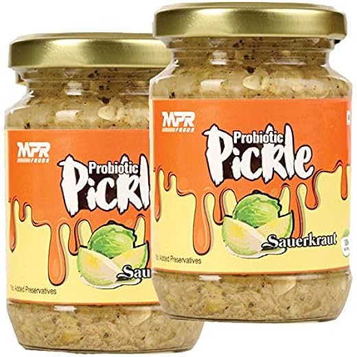 MPR Foods Probiotic Sauerkraut Pickle 150gms Pack of 2 30