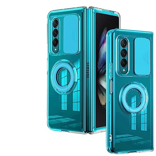 Coque antichoc Galaxy Z Flip 3 bleu pour éviter les rayures d'appareil photo