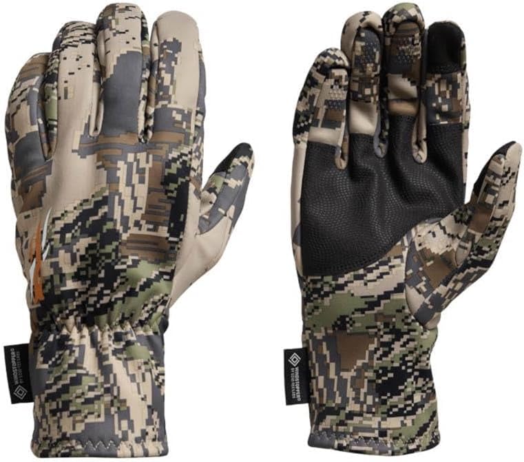 Sitka Hunting Windproof Glove - Large, Black, for Adults - Jetstream Model - Sport Activity Glove