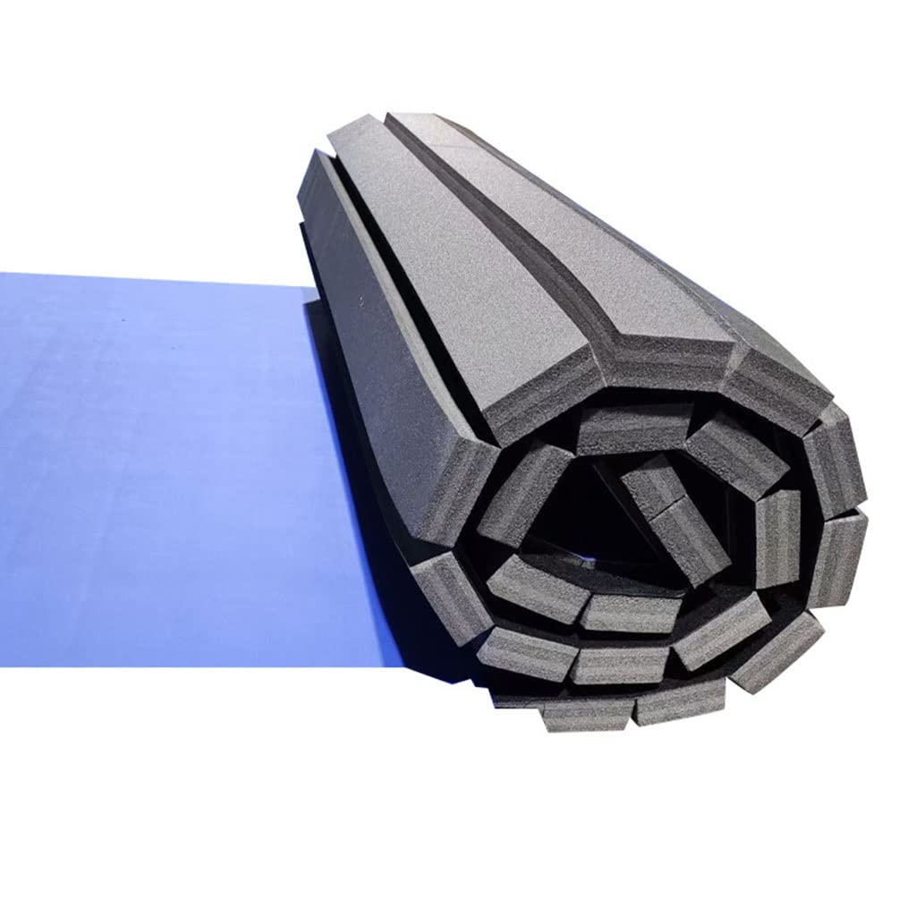 Tappetino Da Ginnastica Avvolgibile Portatile Tappetino Da Pista Per Tumbling Tappetino Per Esercizi Morbido E Spesso Tappetini Di Fitness Per Il Wrestling Per MMA, Takedown ( Size : 5cm/m²/1.97inch T