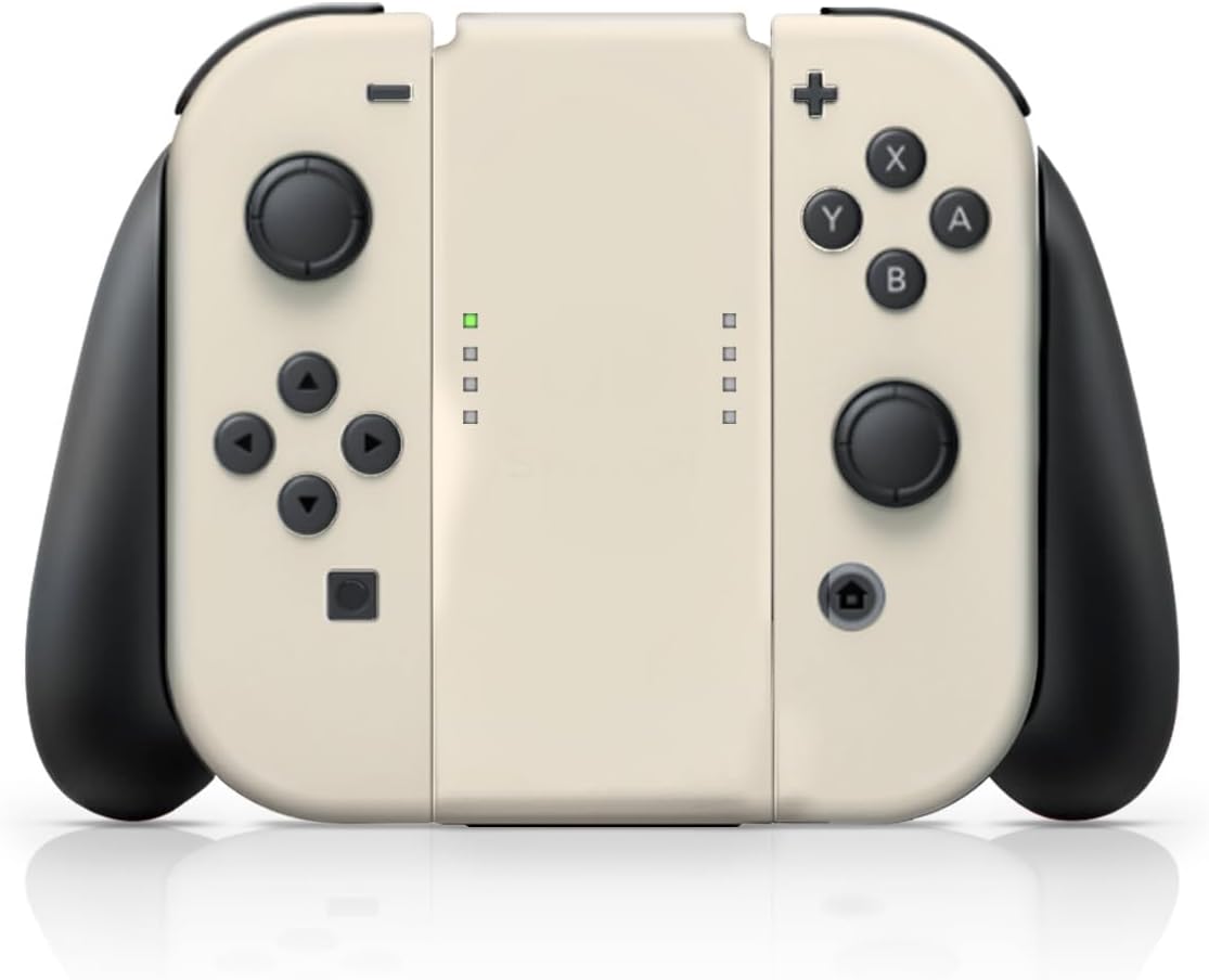 Tacky Design Solid Skin Compatible with Nintendo Switch OLED Skin Wrap Cover, Classic Cover for Switch OLED Stickers, Premium 3M Vinyl (Peach Cream Nintendo Switch OLED)