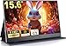 MOMODS Monitor Portátil, Pantalla Portatil 15,6 Pulgadas IPS FHD 1080P HDR FreeSync, Portable Monitor con Mini HDMI USB-C, para Portátiles Teléfono PC Xbox PS5