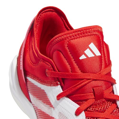 Adidas Unisex-Adult Adizero Select 2.0 Low Trainers, White/Red/White, 10 - image 8