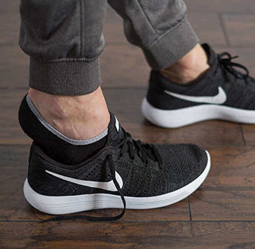 Performance No Show Socks, Moisture Wicking, Padded Toe and Heel - Comfortable and Stylish Socks -Lightweight Pack of Soft Sock Pairs for Casual and Dress Wear, X-Large, Black, 3 Pack