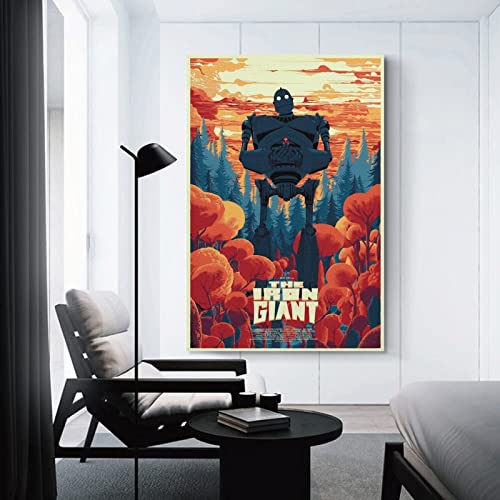 The Iron Giant Movie Poster Poster Decorative Painting Canvas Wall Art Living Room Posters Bedroom Painting 12X18Inch(30X45Cm) #TOP2