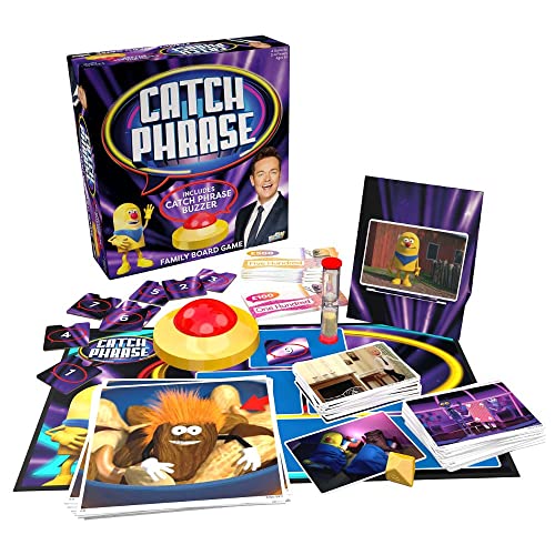 Catchphrase with Stephen Mulhern Official Family Board Game | Say What You See TV Quiz | Guess the Phrases Race to Win | Party Night Entertainment for Adults & Kids | 2+ Players