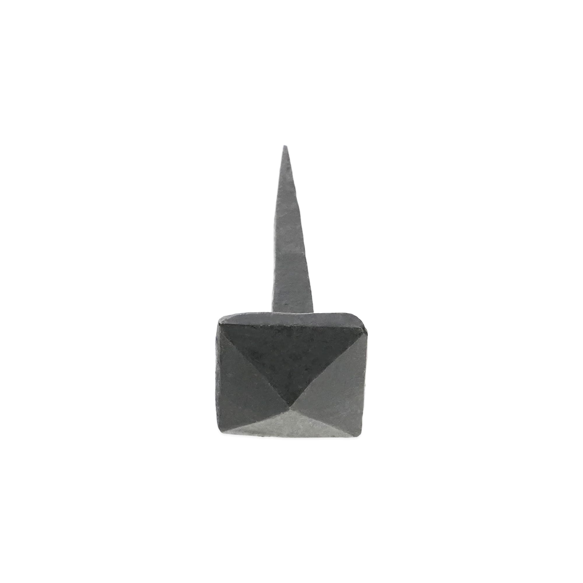 Juego de 40 clavos de hierro tradicionales forjados a mano (1 kg) de cabeza cuadrada rústica negra de 3 pulgadas, clavos decorativos de alta calidad para pared