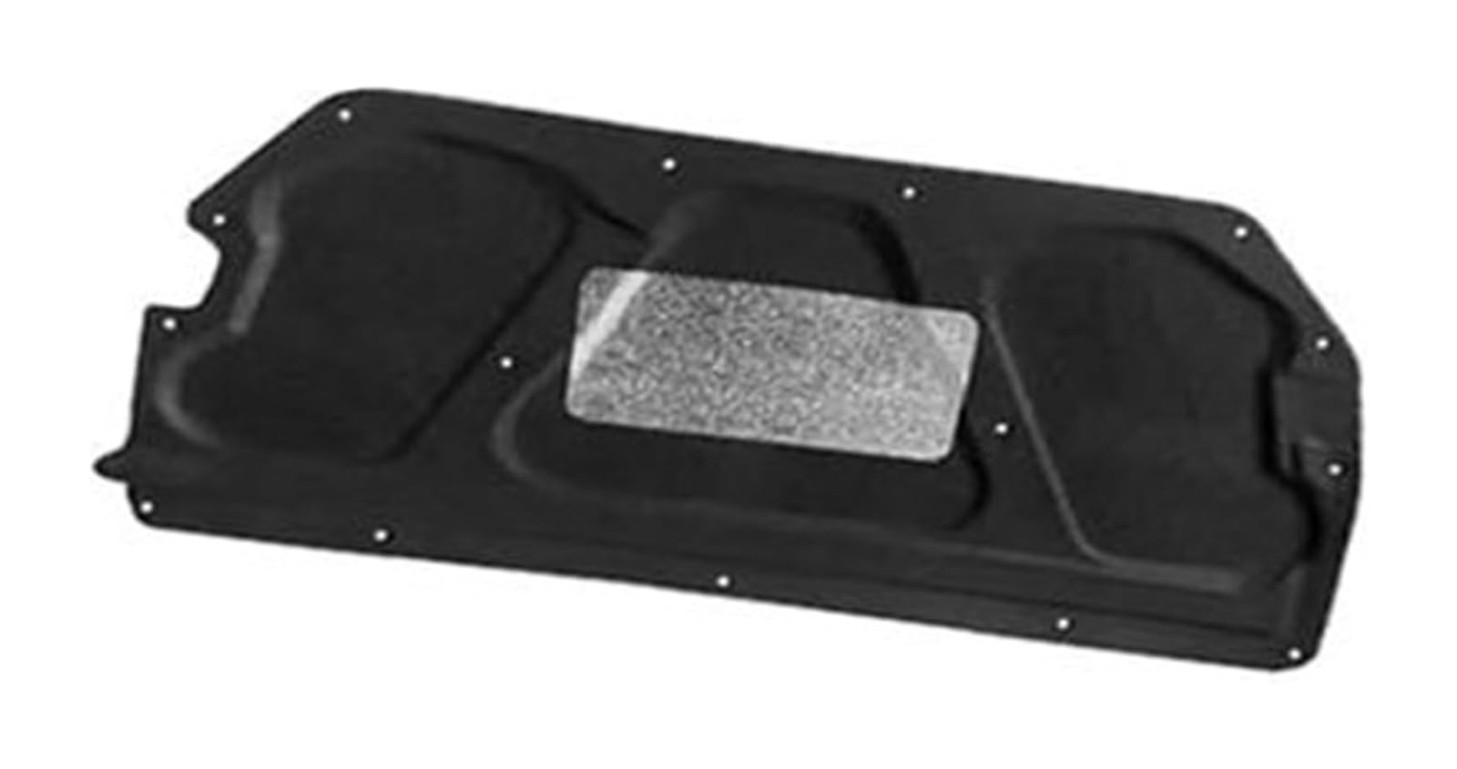 for Kia for Sportage 2 JE KM 2005-2010 Car Hood Engine Insulation Soundproof Heat Cotton Liner Car Sound Insulation Cotton(Black Style 2)