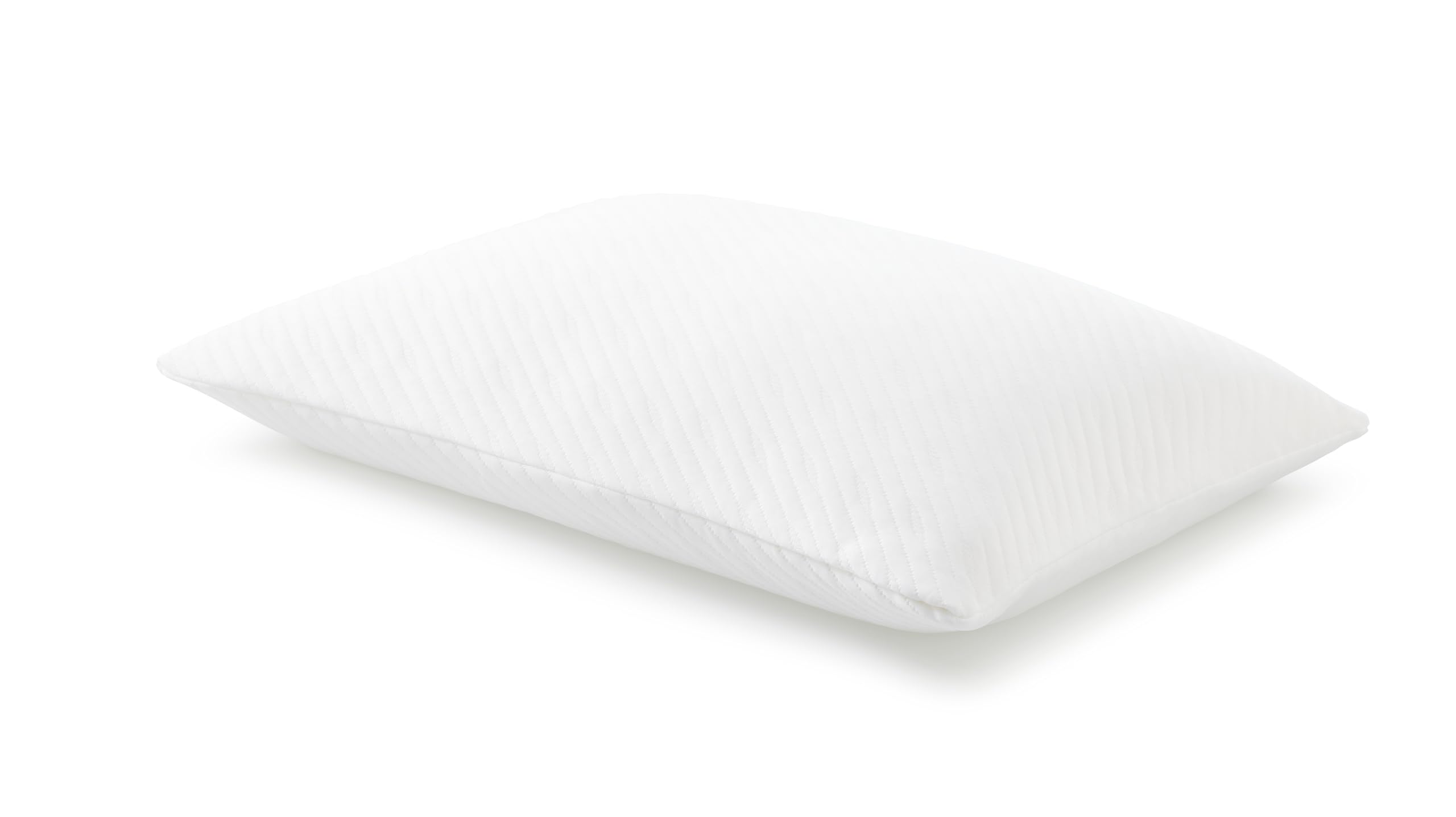 TEMPUR Prima Medium Pillow 74cm x 50cm Featuring ReNew Material made from a blend of repurposed Material, White