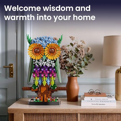 Sillbird Halloween Flower Owl Building Set for Adults Women, Gifts for Girl - image 3