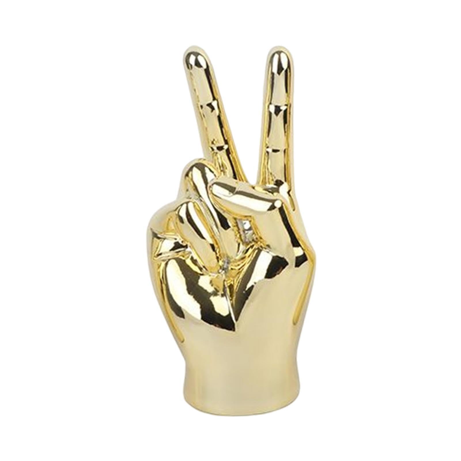 ALCXAZS Vibrant Unique Hand Sculptures Add Artistic Flair Home Decor Gifts for Creative Solutions For Music Enthusiast Decorations Resin Crafts Ornament Art