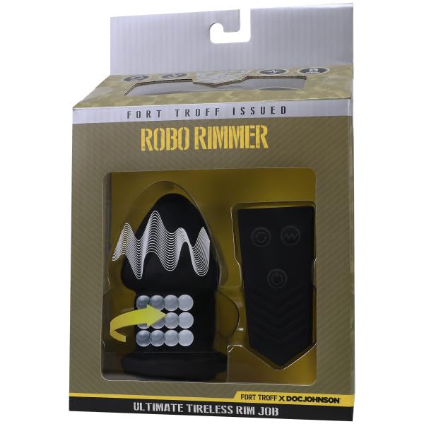 Robo Rimmer X Doc Johnson : masseur de prostate et anulingus multi vitesse télécommandé