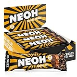 NEOH Low Carb Vegan Keto Riegel Karamell Nüsse - 1g Zucker / 137 kcal - Ohne Zuckerzusatz - Vorteilsbox 12 x 28 g - Caramel Nuts