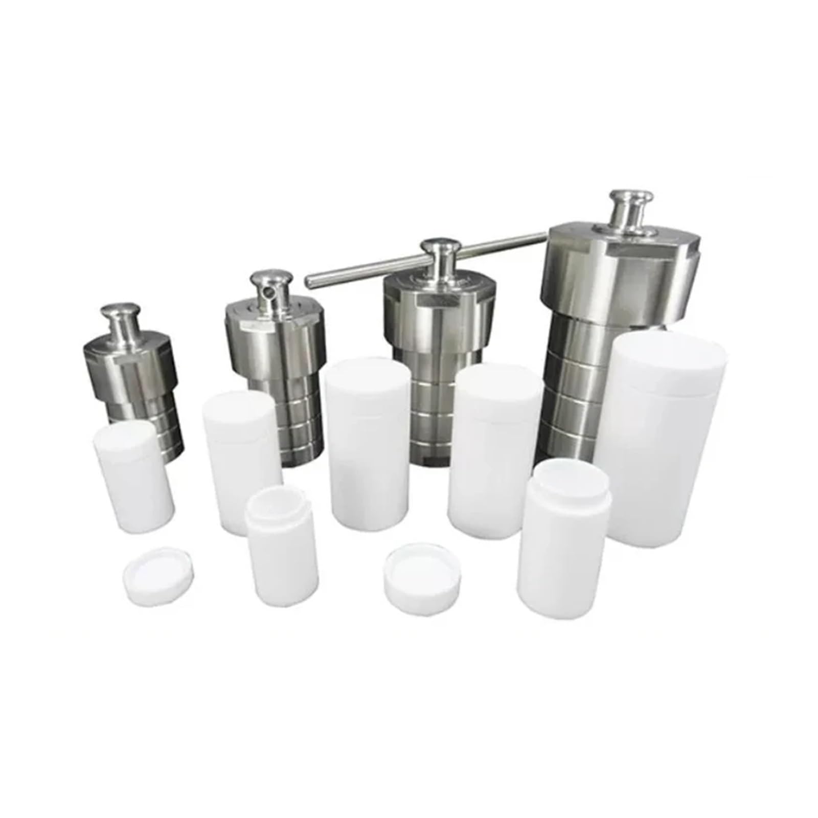 Gefäßkessel Hydrothermaler Autoklavreaktor mit PTFE-Kammer Hydrothermale Synthese 25 ml Einfach zu bedienen für Anfänger und Profis