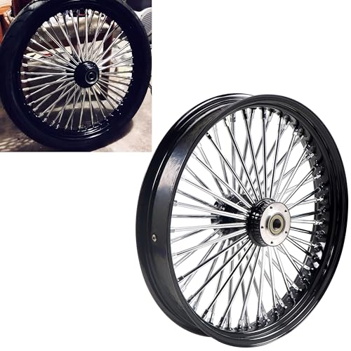 Roue avant 52 rayons FATFLEX 2135FD-25SM-BCB Harley Touring 2008+