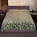 KANGURU Glow Plaid Couverture Polaire Phosphorescente Couvre lit pour 2 Personnes Jeté de Canape Flanelle, Papillons Gris, 230 x 230 cm