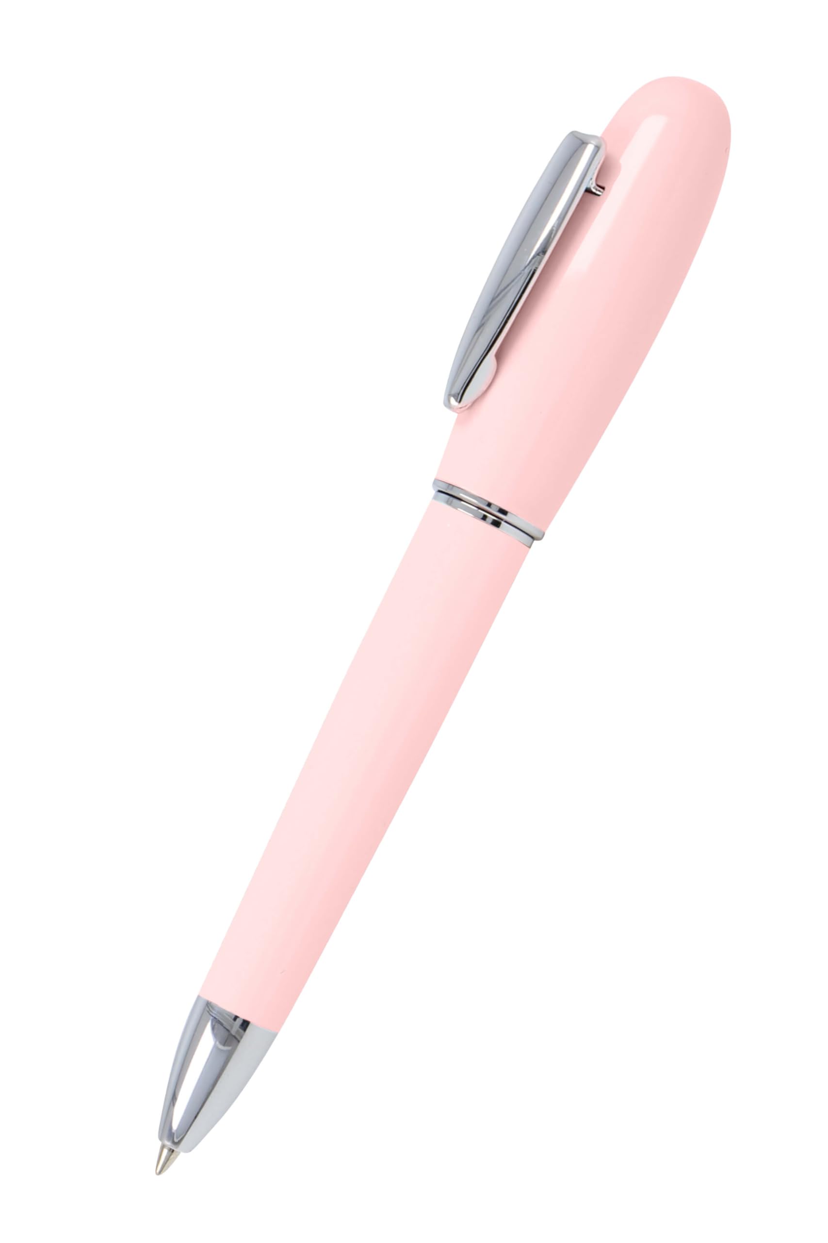 Online Highway Rose Ballpoint Pen I Elegant Twist Ballpoint Pen in Rose with International Large Capacity Refill I Black Ink Colour I with Robust Metal Clip and Aluminium Housing