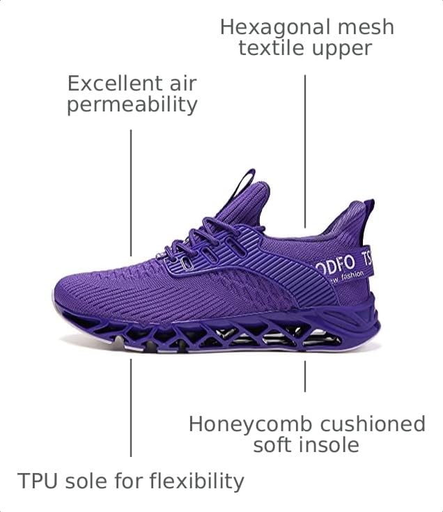 Image of TSIODFO Men Sneakers Fashion Sport Running Athletic Tennis Walking Shoes