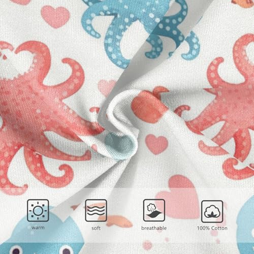 Wusikd Octopus Boys' Underwear Cotton Colorful Boys Briefs Soft Toddler Underwear 2T3