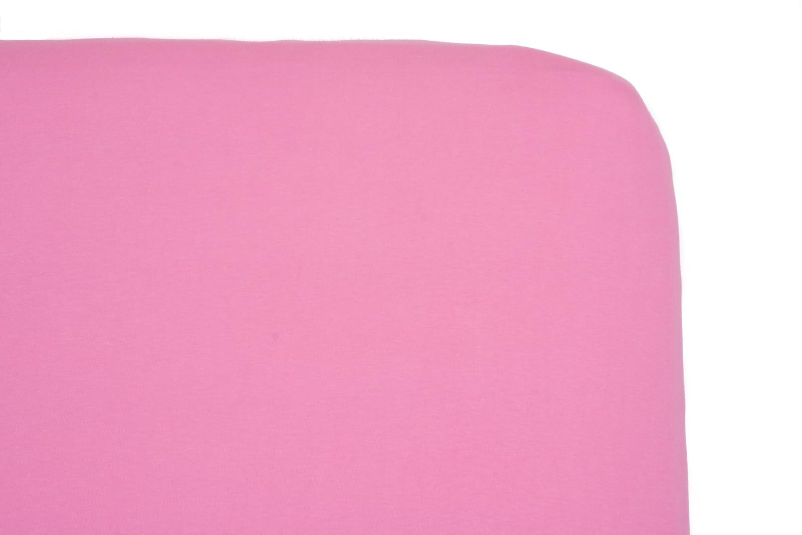 FITTED SHEET COTBED 100% COTTON MOSES BASKET CRIB COT/COT BED BABY FOR LITTLE ONES (Pink, 120 x 60cm (Cot size))