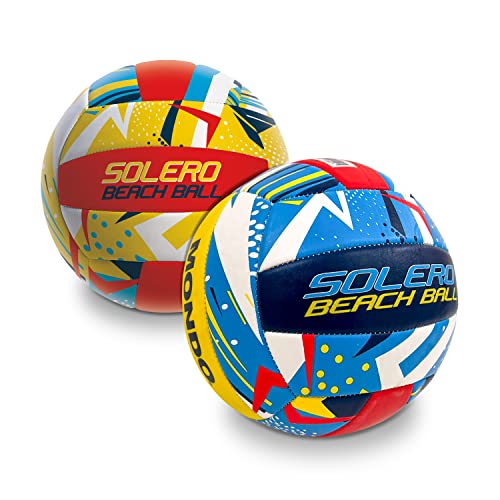 Mondo Toys - Palla da gioco volley Beach Volley SOLERO - taglia 5 indoor, outdoor, beach, pvc sponge soft touch, colori assortiti - 13457 - Immagine 3
